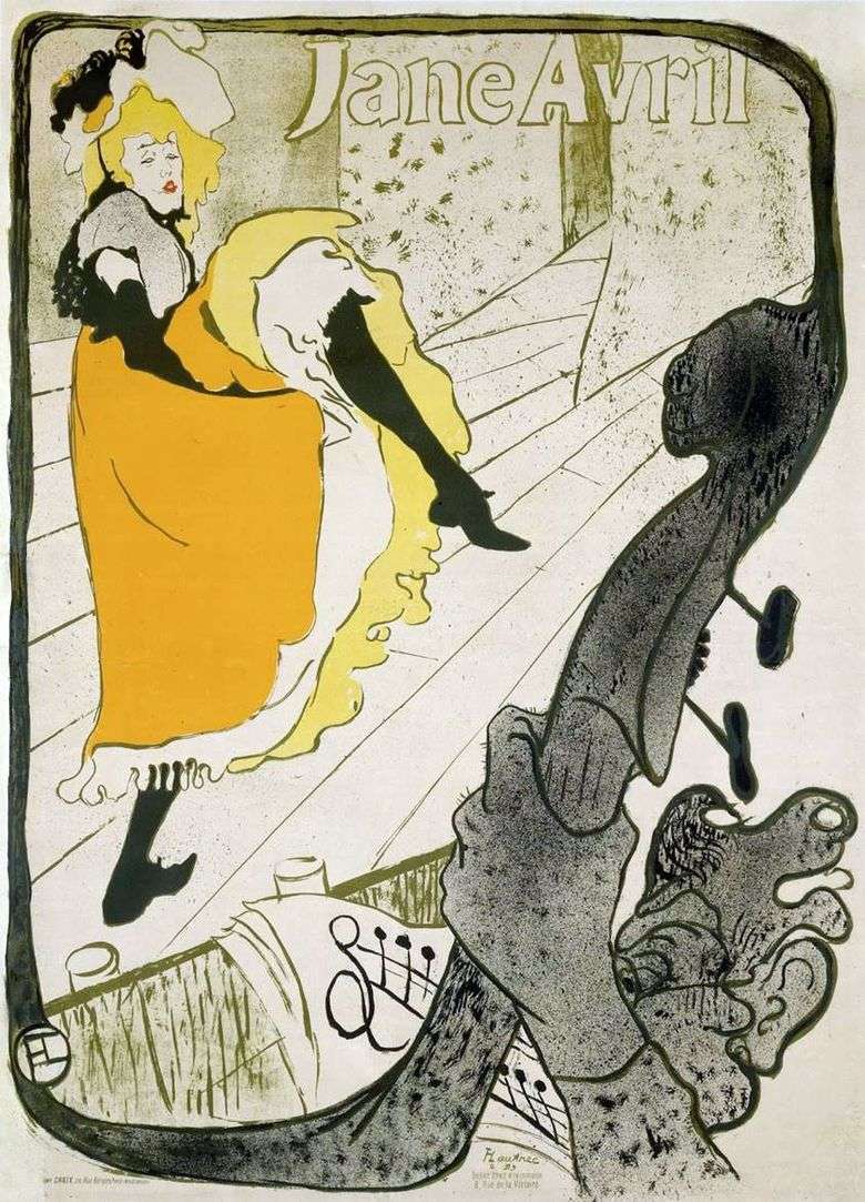 Plakat Jane Avril   Henri de Toulouse Lautrec