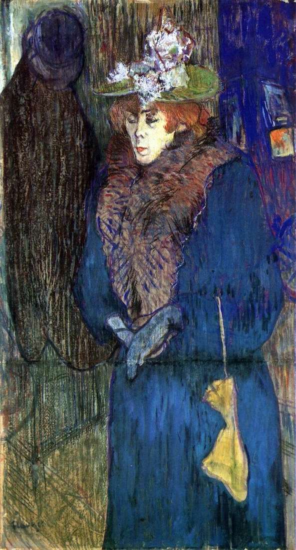 Jane Avril, część Moulin Rouge   Henri de Toulouse Lautrec