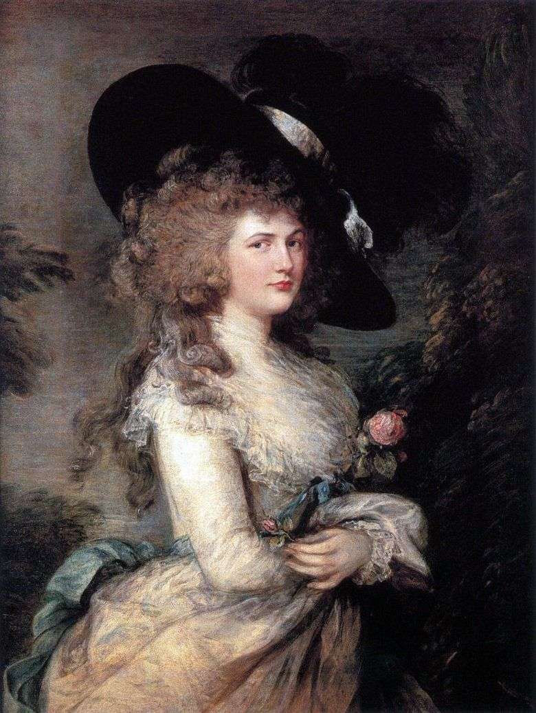 Portret Georgiana, księżna Devonshire   Thomas Gainsborough