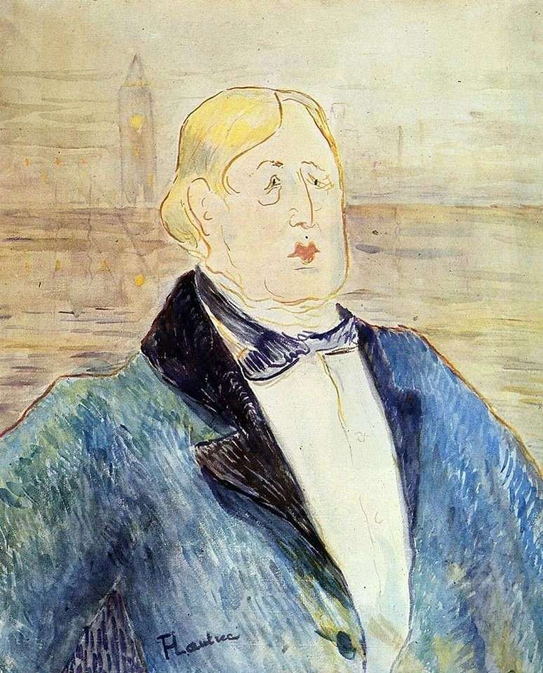 Portret Oscara Wilde   Henri de Toulouse Lautrec