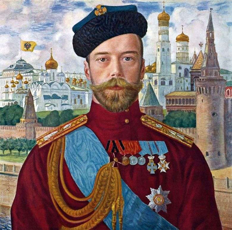 Mikołaj II   Borys Kustodiew