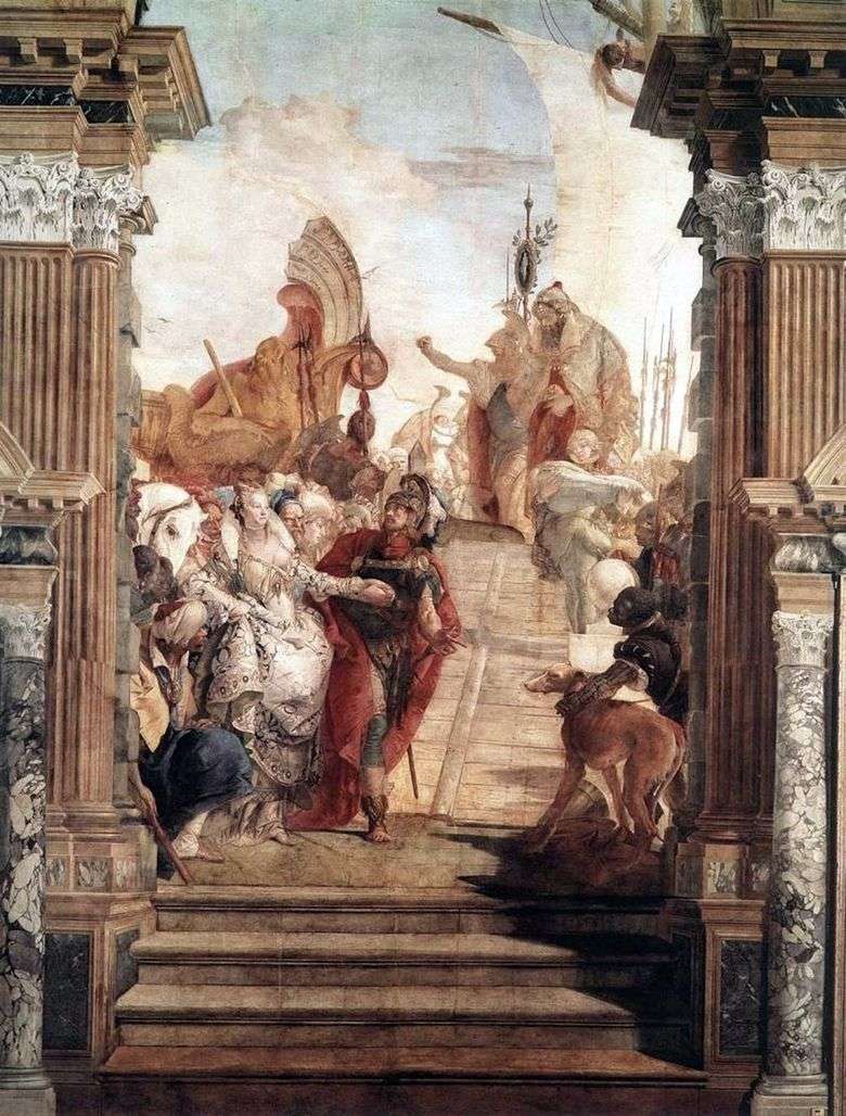 Spotkanie Antoniego i Kleopatry   Giovanni Battista Tiepolo