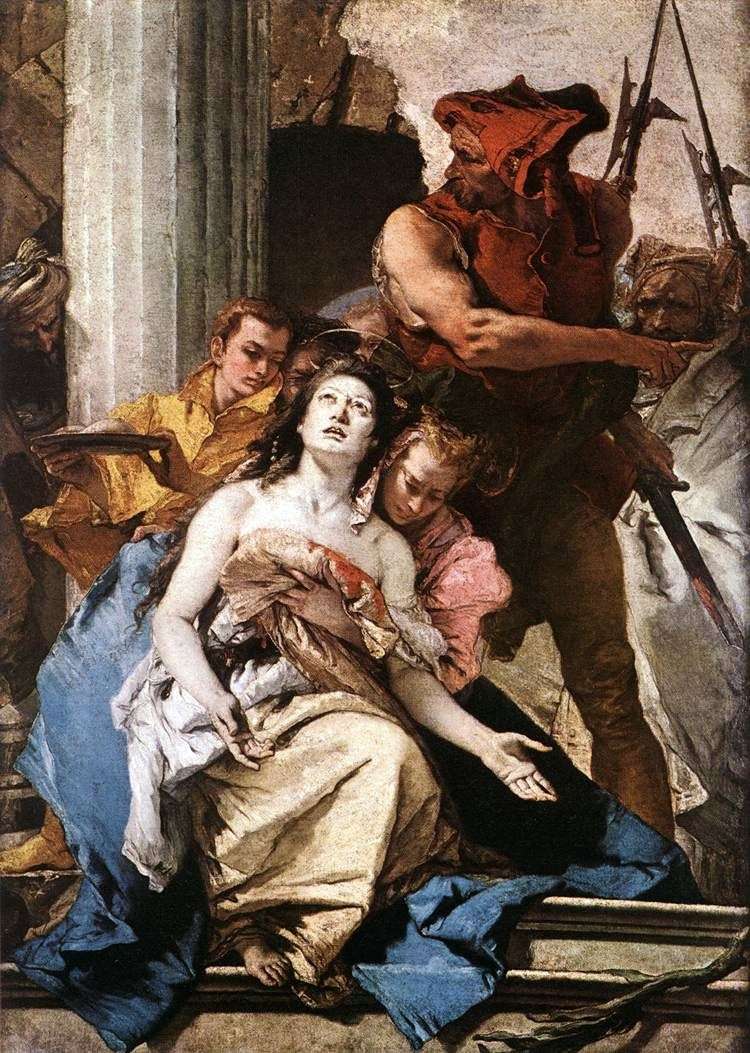 Męczeństwo sv. Agatha   Giovanni Battista Tiepolo