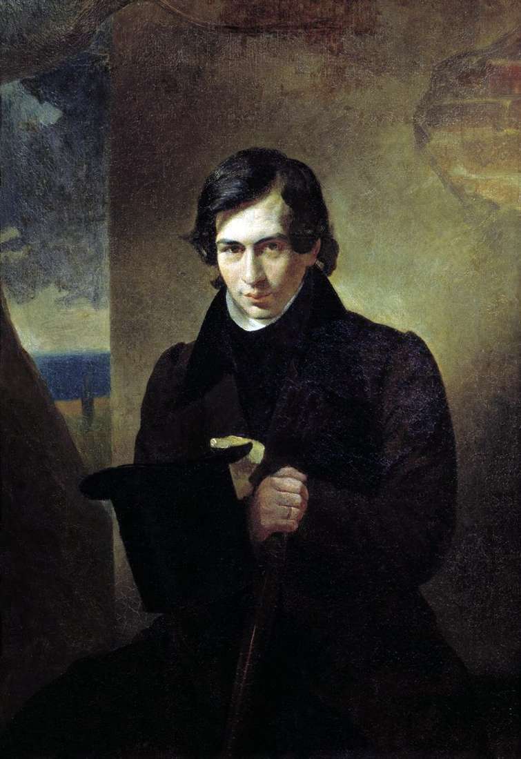 Portret N. V. Kukolnika   Karl Bryullov