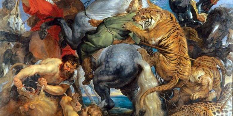 Polowanie na tygrysy i lwy   Peter Rubens