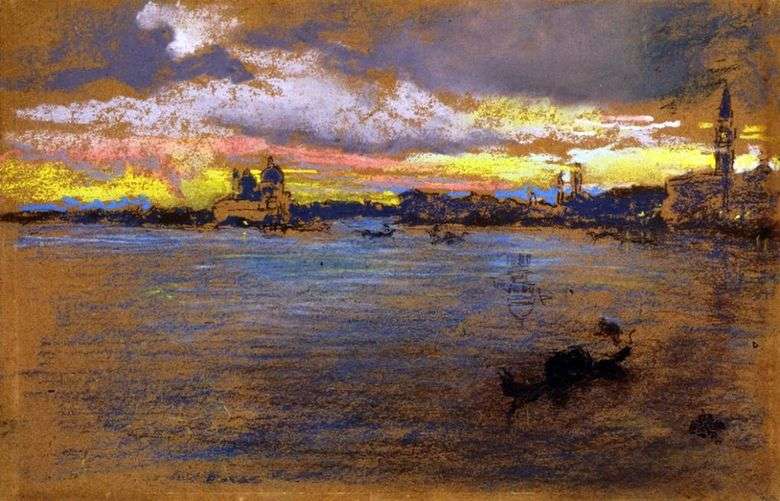 Storm   Sunset   James Whistler