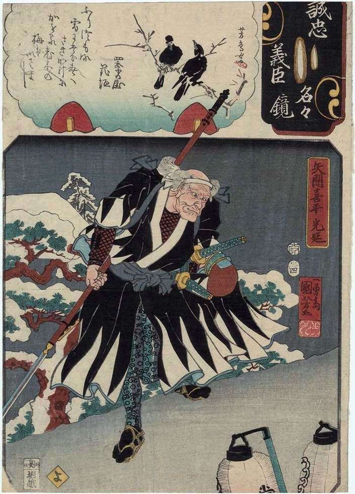 Yajima Kihei Mitsunobu   Utagawa Kuniyoshi