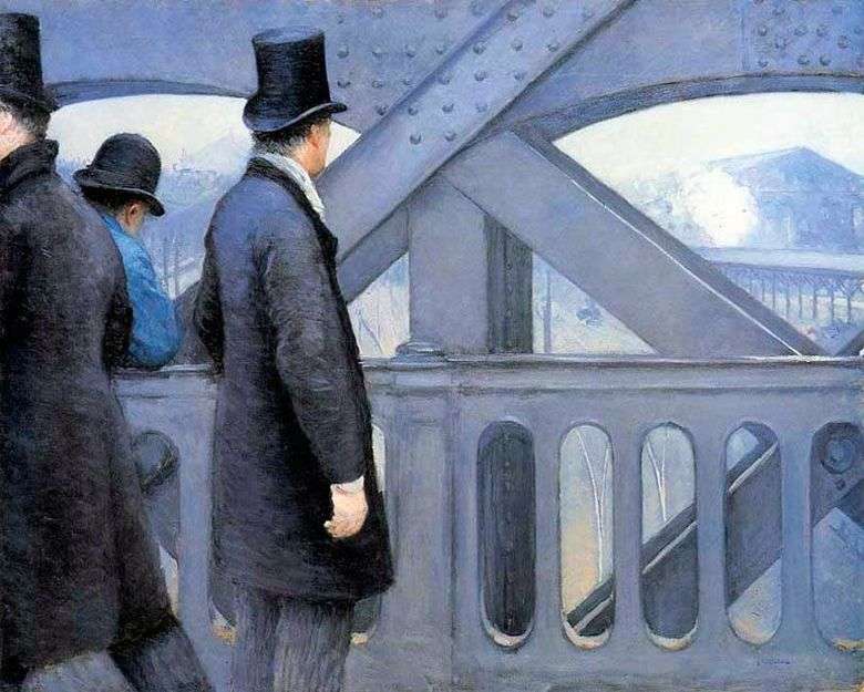 Na moście Europy   Gustave Caibotte