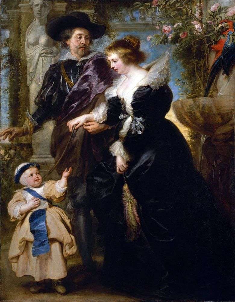 Rubens, jego żona i syn   Peter Rubens