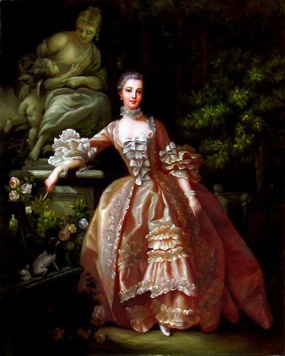 Portret Madame de Pompadour   Francois Boucher