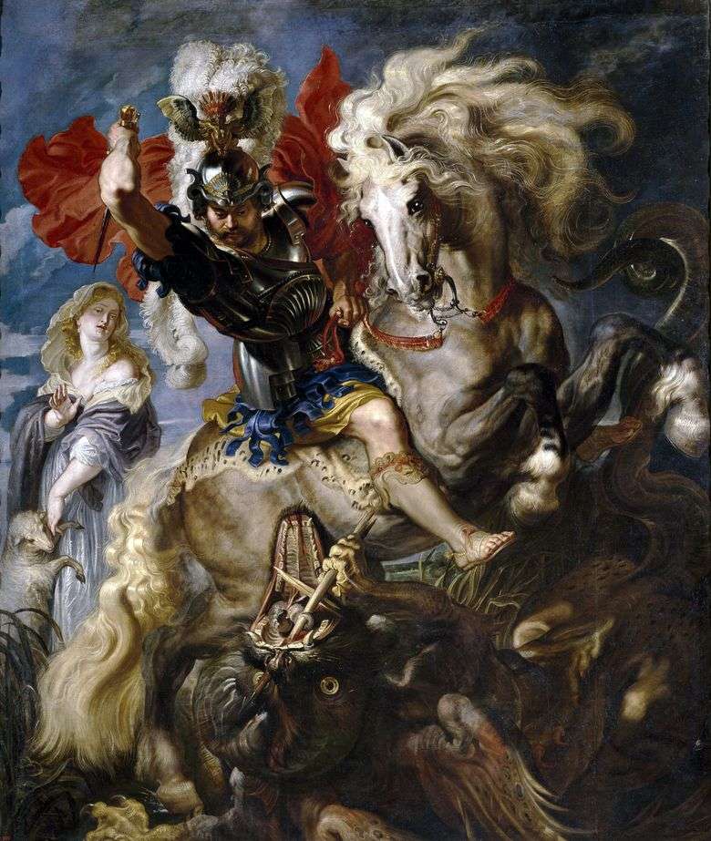 Święty Jerzy i smok   Peter Rubens