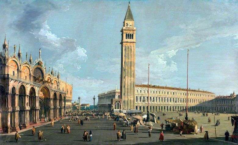 Widok na katedrę San Marco   Antonio Canaletto