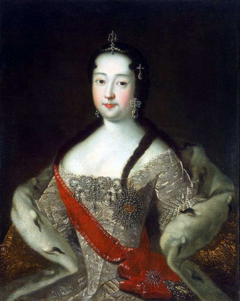 Portret księżniczki Anny Petrownej   Adolsky Iwan Nikołajewicz