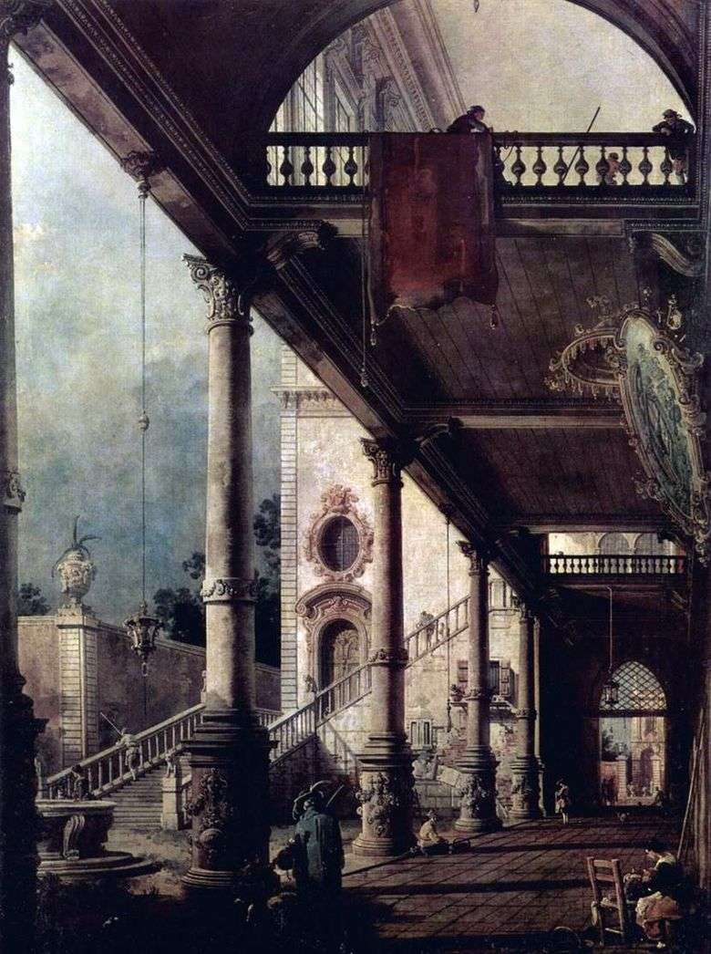 Perspektywa portyk   Antonio Canaletto