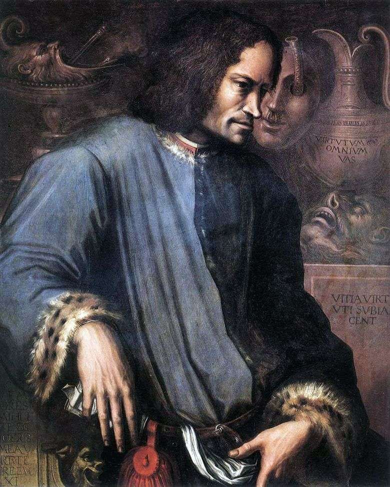 Portret Lorenzo the Magnificent   Giorgio Vasari