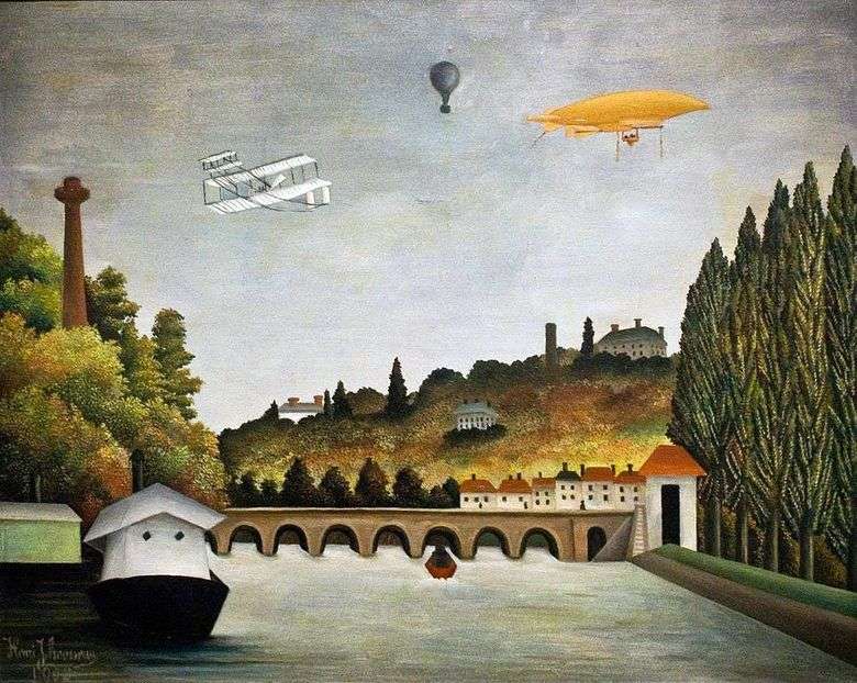 Widok z mostu Sevres   Henri Rousseau