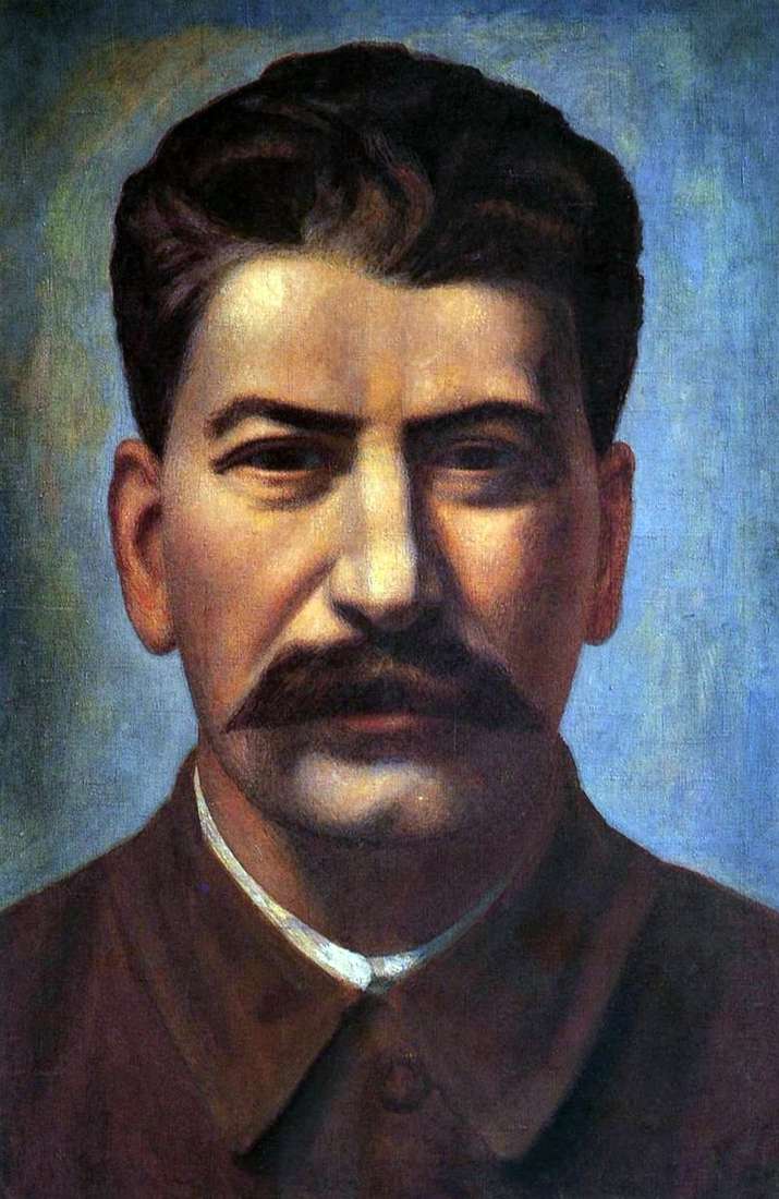 Portret Józefa Stalina   Paweł Filonow