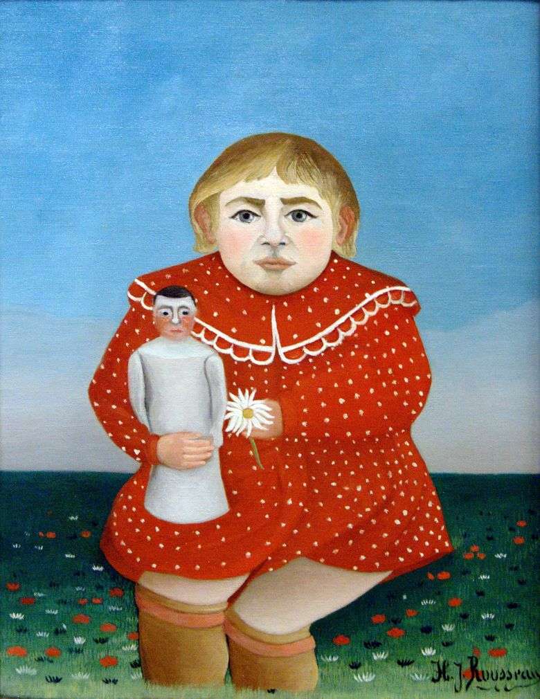 Dziecko z lalką   Henri Rousseau