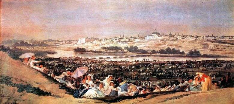 Święto św. Izydry (Romeria)   Francisco de Goya