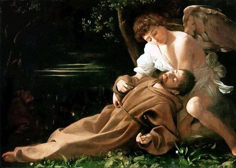 Błogość świętego Franciszka   Michelangelo Merisi da Caravaggio