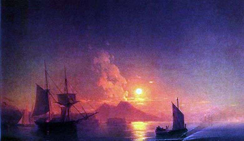 Neapolitańska zatoka w księżycową noc   Ivan Aivazovsky
