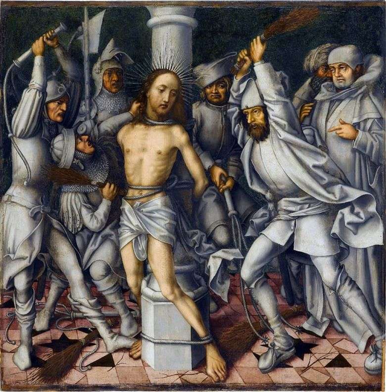 Biczowanie Chrystusa   Hans Holbein