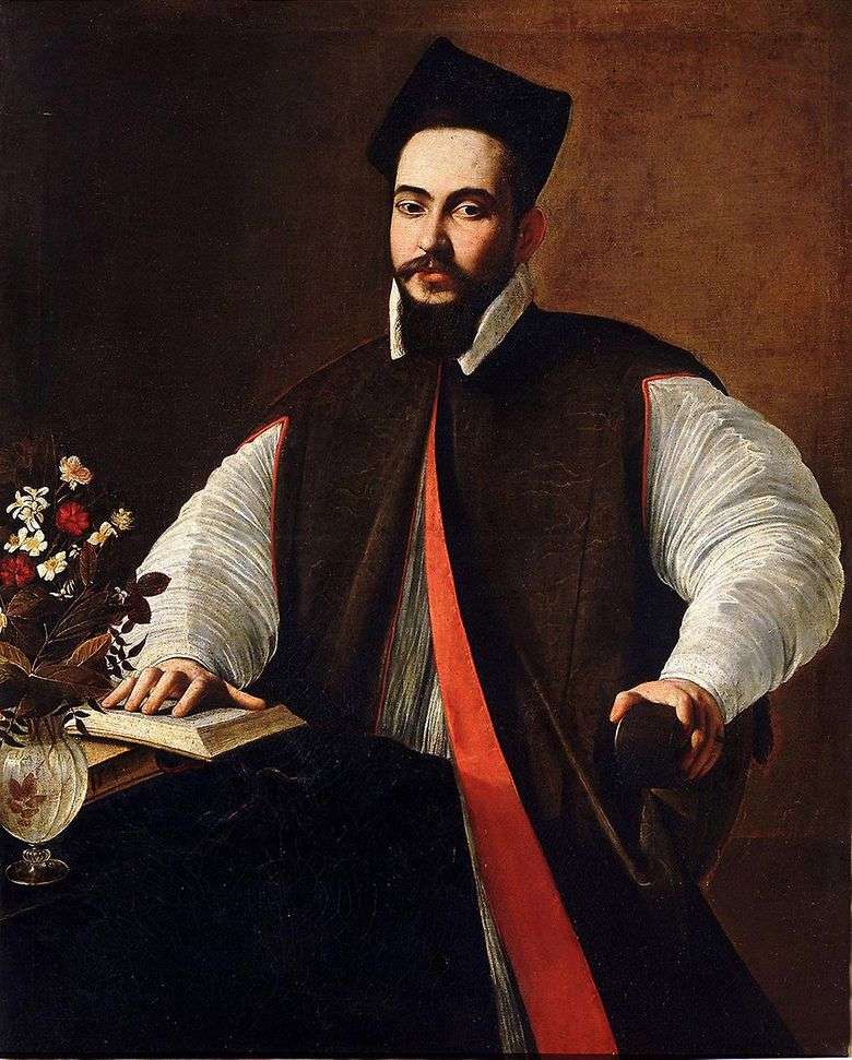 Maffeo Barberini, przyszły papież Urban VIII   Michelangelo Merisi da Caravaggio