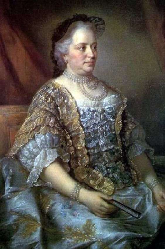 Portret austriackiej cesarzowej Marii Teresy   Jean Étienne Liotard