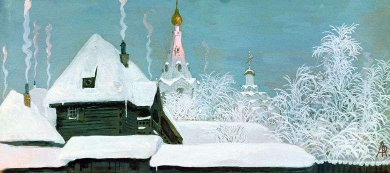 Zimowy poranek   Andrey Ryabushkin
