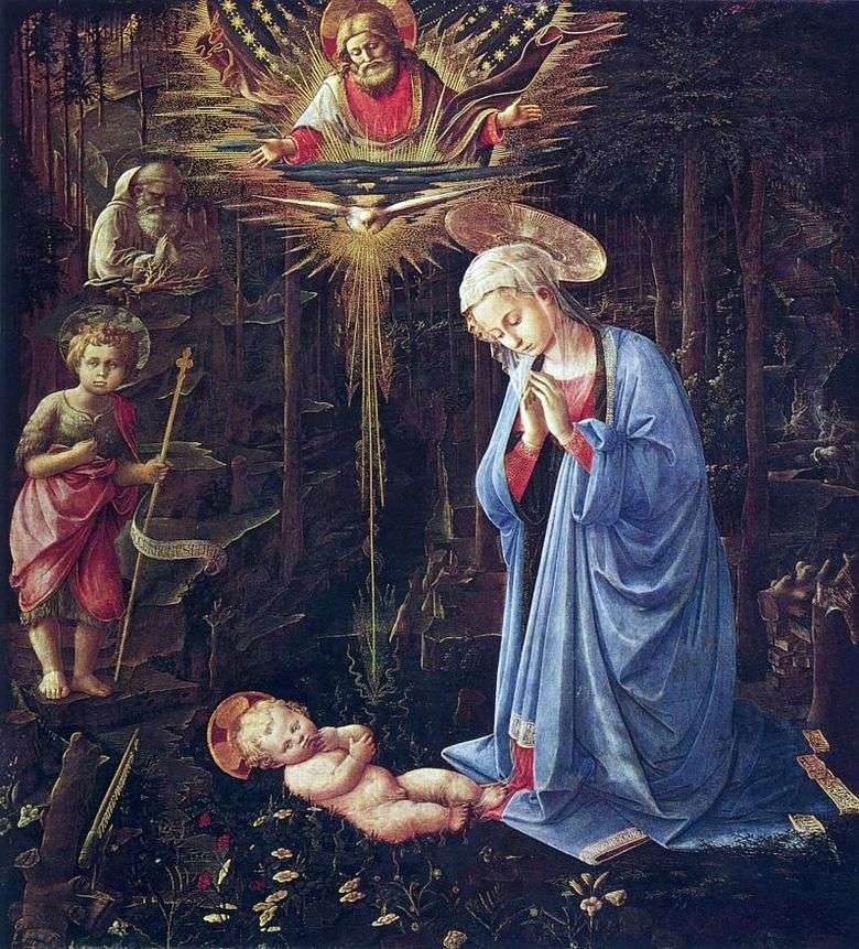 Kult ze świętym Bernardem i Dzieciątkiem Janem Chrzcicielem   Fra Philippe
