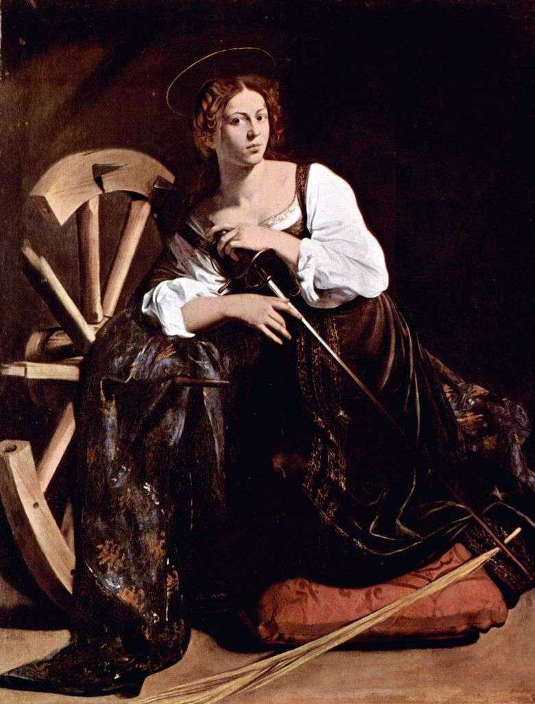 Święta Katarzyna Aleksandryjska   Michelangelo Merisi da Caravaggio