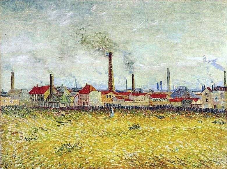 Fabryki w Anyer, widok z obrzeży de Clichy   Vincent van Gogh