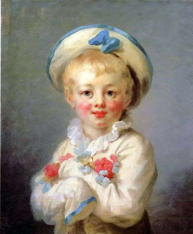 Chłopiec jako Pierrot   Jean Honore Fragonard