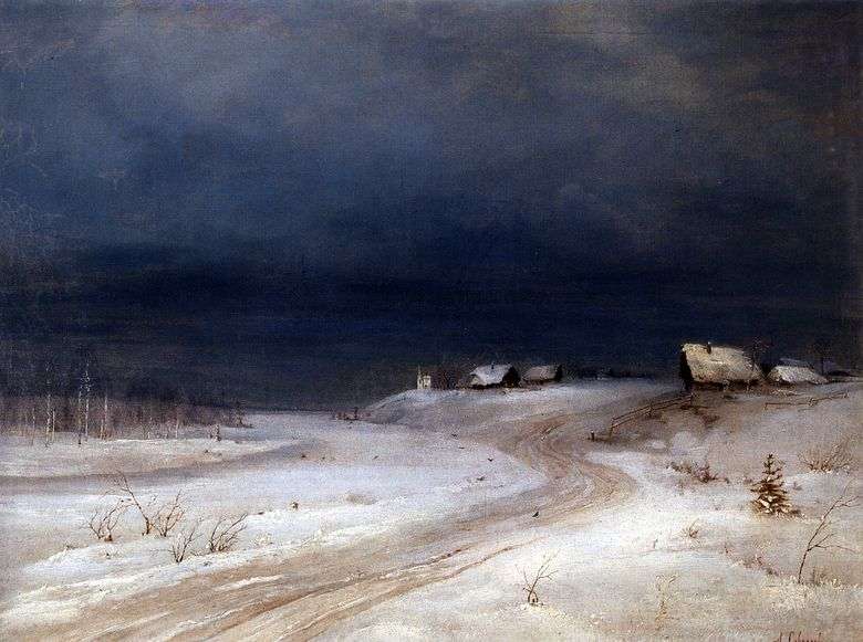 Zimowy krajobraz   Alexey Savrasov