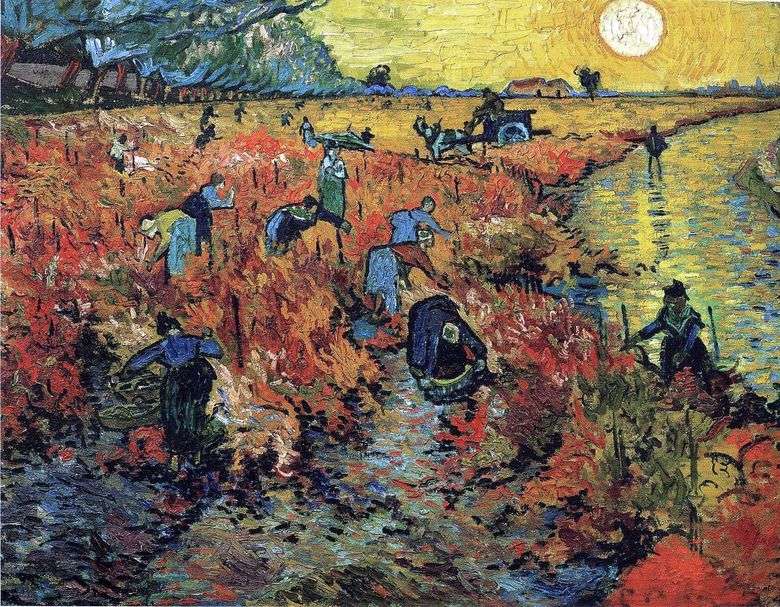 Czerwone winnice w Arles   Vincent Van Gogh