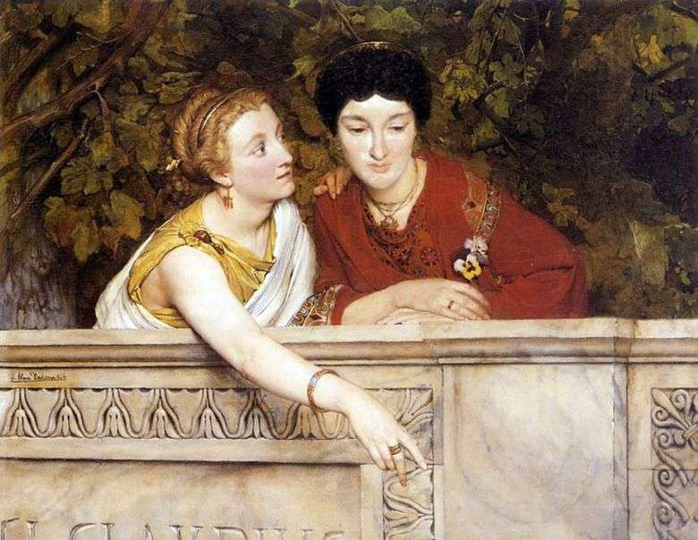 Kobiety romańsko romansowe   Lawrence Alma Tadema