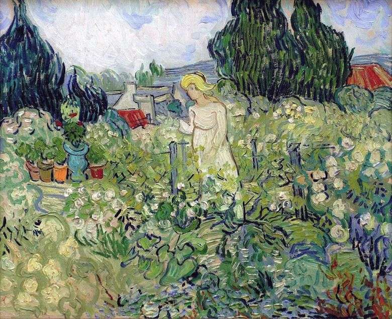 Margarita Gachet w ogrodzie   Vincent Van Gogh