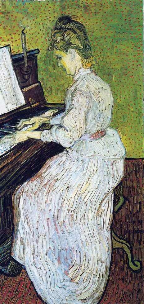 Margarita Gachet przy fortepianie   Vincent Van Gogh
