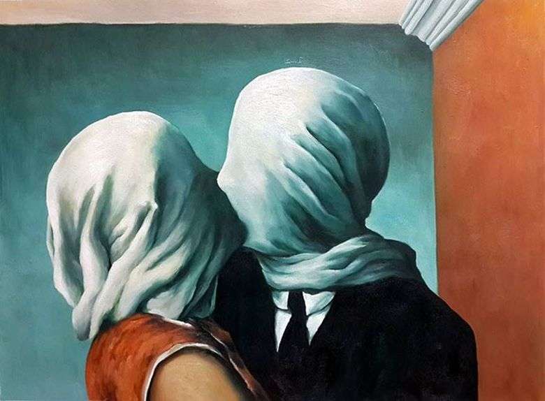 Kochankowie   Rene Magritte