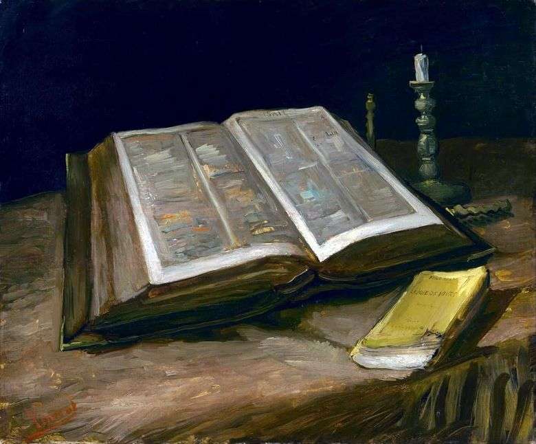 Martwa natura z Biblią   Vincent Van Gogh