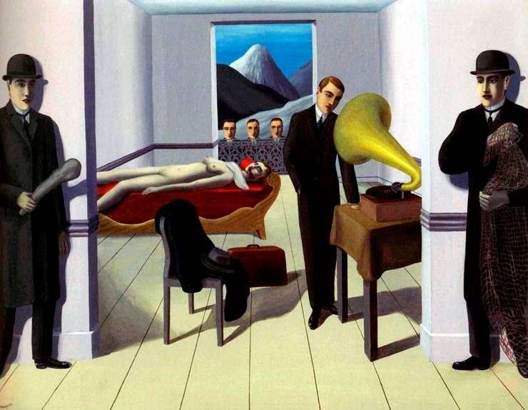 Groźba morderstwa   Rene Magritte