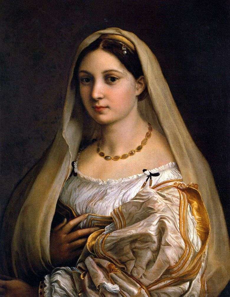 Lady with a Veil (La Donna Velata)   Rafael Santi