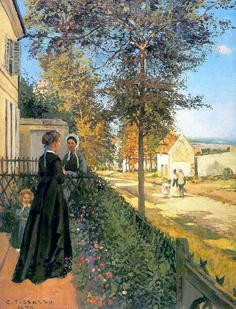 Lovelyenn. Droga do Wersalu (droga z Wersalu do Lyuvesien)   Camille Pissarro
