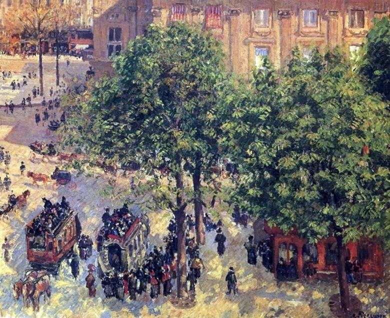 Place de l'Europe w Paryżu   Camille Pissarro