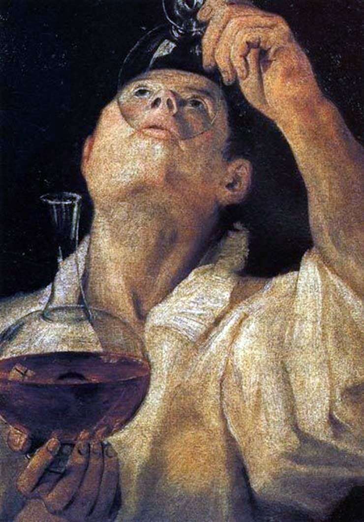 Portret chłopca do picia   Annibale Carracci