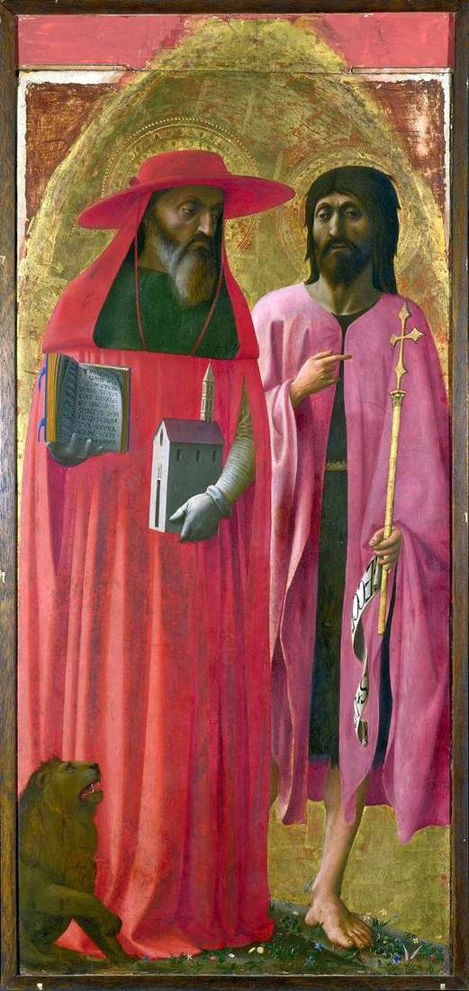 Święci Hieronim i Jan Chrzciciel   Tommaso di Giovanni Masaccio