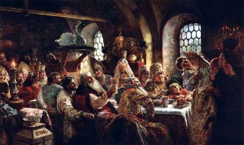 Boyarsky wesele w XVII wieku   Konstantin Makovsky