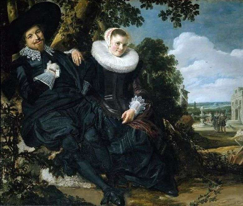 Rodzinny portret Izaaka Massy i jego żony   Fransa Halsa