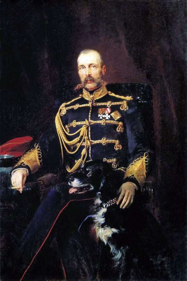 Portret Aleksandra II   Konstantin Makovsky