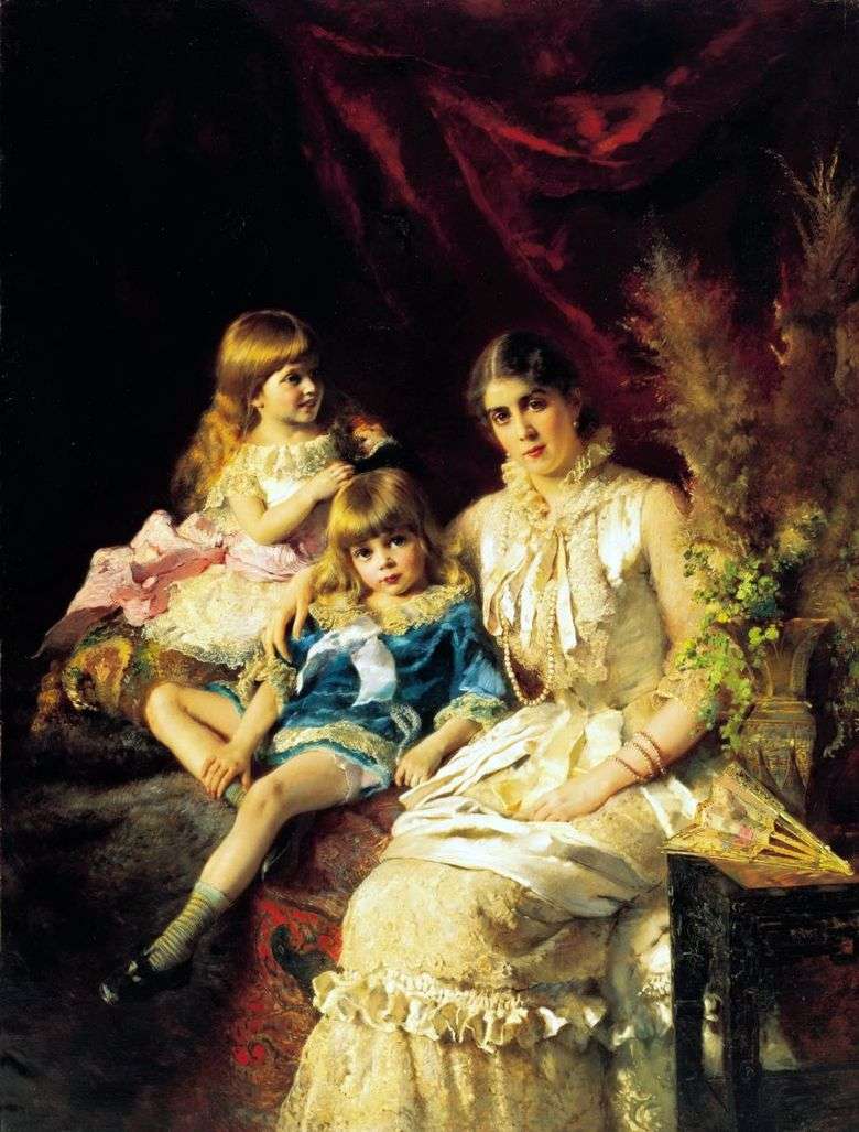 Portret rodzinny   Konstantin Makovsky